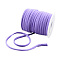 Soft Nylon Braided Cord, Elastic Piping Cord Trim, Lilac, 5x3mm, about 21.87 yards(20m)/roll