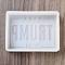 DIY Silicone Mold, Epoxy Resin Craft Making, Candle Making, White, Rectangle, 102x80x26mm
