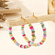 Bohemian Style Multicolor Shell Hoop Earrings&nbsp;XS6775-5-1