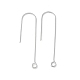 316 Surgical Stainless Steel Earring Hooks&nbsp;STAS-Z124-02A-P-1