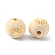 Natural Theaceae Wood Beads&nbsp;WOOD-TAC0007-07B-1