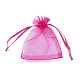 Rectangle Organza Drawstring Bags&nbsp;CON-PW0001-054B-17-2