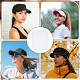 Cap Brim Plastic Board&nbsp;DIY-WH0591-246B-02-5