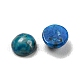 Natural Blue Agate Dyed Cabochons&nbsp;G-H309-03-48-2