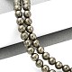 Natural Pyrite Beads Strands&nbsp;G-A250-A01-02-4