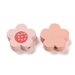 Spray Painted Natural Maple Wood Beads&nbsp;WOOD-M007-26
