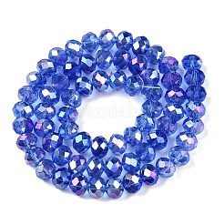Electroplate Glass Beads Strands&nbsp;EGLA-A044-T8mm-B31