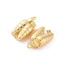 Brass Rhinestone Pendants&nbsp;KK-E793-02G