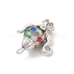 8Pcs 8 Colors Tibetan Style Alloy Pendants&nbsp;PALLOY-JF04280