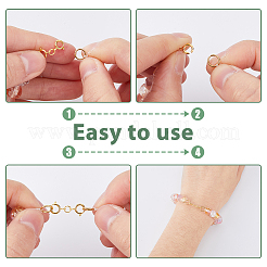 6Pcs 925 Sterling Silver Double Spring Ring Clasps&nbsp;STER-DC0001-17G