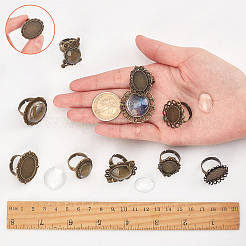 DIY Finger Ring Making Kits&nbsp;DIY-SC0011-21AB