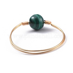 Natural Gemstone Finger Rings&nbsp;RJEW-JR00277-M