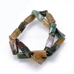 Natural Indian Agate Twist Bead Strands&nbsp;G-L240-11