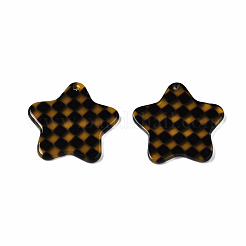 Transparent Cellulose Acetate(Resin) Pendants&nbsp;X-KY-Q057-004B-01