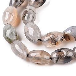 Natural Dragon Veins Agate Beads Strands&nbsp;G-T138-180K