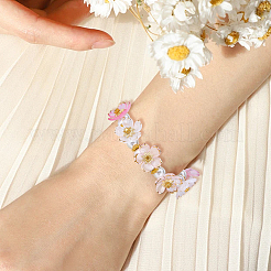 100Pcs 4 Styles Transparent Acrylic Bead Caps&nbsp;OACR-BM0001-09B
