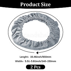Fleece Fabric Anti-slip Bar Chair Cover&nbsp;AJEW-WH20816-247A
