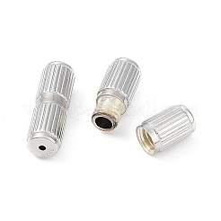 Anti-Tarnish Rhodium Plated 925 Sterling Silver Screw Clasps&nbsp;STER-K173-09P