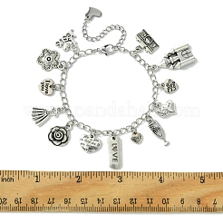 Iron Twisted Chain Bracelets&nbsp;BJEW-FS00007