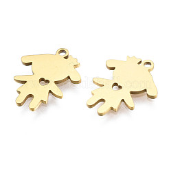 Ion Plating(IP) 201 Stainless Steel Pendants&nbsp;STAS-T044-270G
