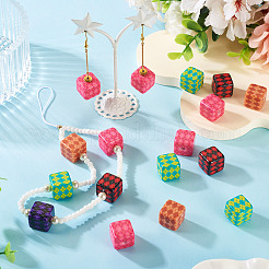 Printed Opaque  Acrylic Beads&nbsp;MACR-TA0002-42