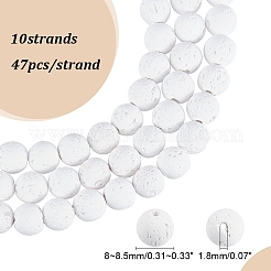 Synthetic Lava Rock Beads Strands&nbsp;G-S247-8mm-08-1