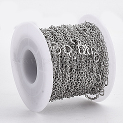 Tarnish Resistant 304 Stainless Steel Cable Chains&nbsp;STAS-R100-12