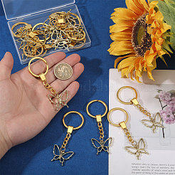 15Pcs Butterfly Alloy Keychains&nbsp;KEYC-CA00013