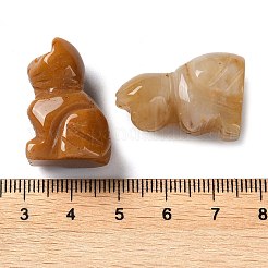 Natural Topaz Jade Carved Healing Figurines&nbsp;G-B062-04D