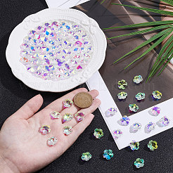 100Pcs Glass Pendants&nbsp;GLAA-SP0001-63