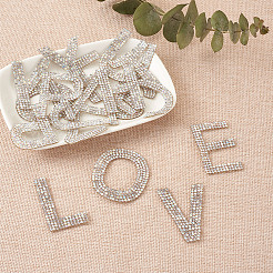 Glitter Hotfix Rhinestone Iron on Patches&nbsp;DIY-CD0001-10E
