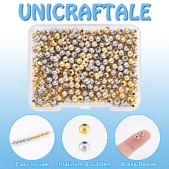 Rack Plating Brass Beads&nbsp;KK-UN0003-16A
