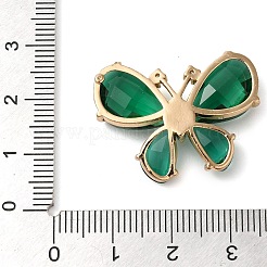 Rack Plating Brass Clear Cubic Zirconia Pendants&nbsp;KK-N255-11G-06-RS