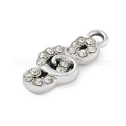 Alloy Rhinestone Pendants&nbsp;PALLOY-P308-02P