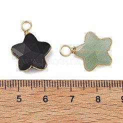 Natural Mixed Gemstone Copper Wire Wrapped Pendants&nbsp;PALLOY-JF05894