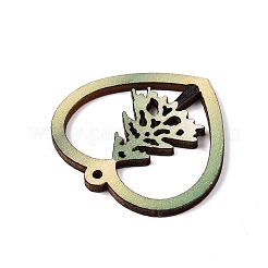 Printed Poplar Wood Pendants&nbsp;FIND-N005-74U-02