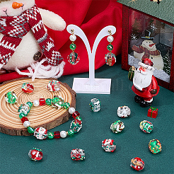 9 Styles Handmade Painted Enamel Lampwork Beads&nbsp;LAMP-SC0001-43