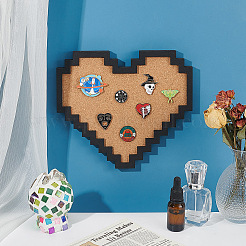 Wall Mounted Brooch Jewelry Display Cork Tray&nbsp;AJEW-WH0016-26D