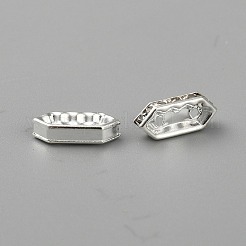 Brass Middle East Rhinestone Bridge Spacers&nbsp;RSB021NF-2
