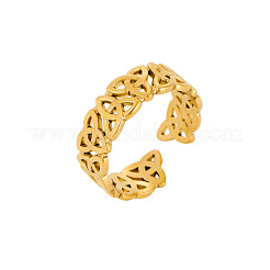 304 Stainless Steel Cuff Open Rings&nbsp;WG0D774-01