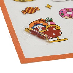 Christmas Theme PET Plastic Stickers&nbsp;AJEW-Q151-01D