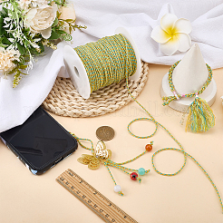 100 Yards Braided Polyester Cords&nbsp;OCOR-WH0108-33A
