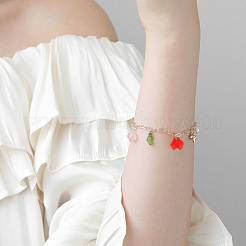 500Pcs 25 Styles Transparent Acrylic Bead Caps & Charms&nbsp;FACR-WR0001-01