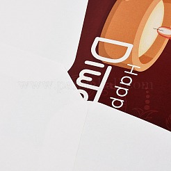 Rectangle Diwali Day Paper Greeting Card&nbsp;DIY-NH0010-01D