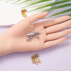 4 Sets 4 Style Alloy Magnetic Slide Lock Clasps&nbsp;FIND-YW0001-42