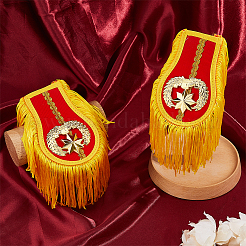 1 pairs Polyester Tassel Epaulettes&nbsp;AJEW-FH0005-67