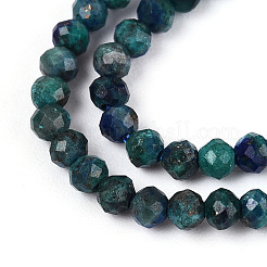Natural Chrysocolla and Lapis Lazuli Beads Strands&nbsp;G-T143-15