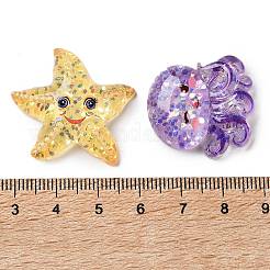 Transparent Resin Cabochons&nbsp;CRES-L050-02A