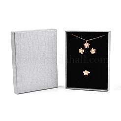 Python Pattern Cardboard Jewelry Set Boxes&nbsp;LS-CBOX-L007-008B