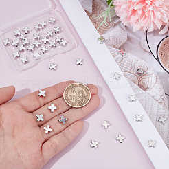 40Pcs Brass Beads&nbsp;KK-ME0001-17P